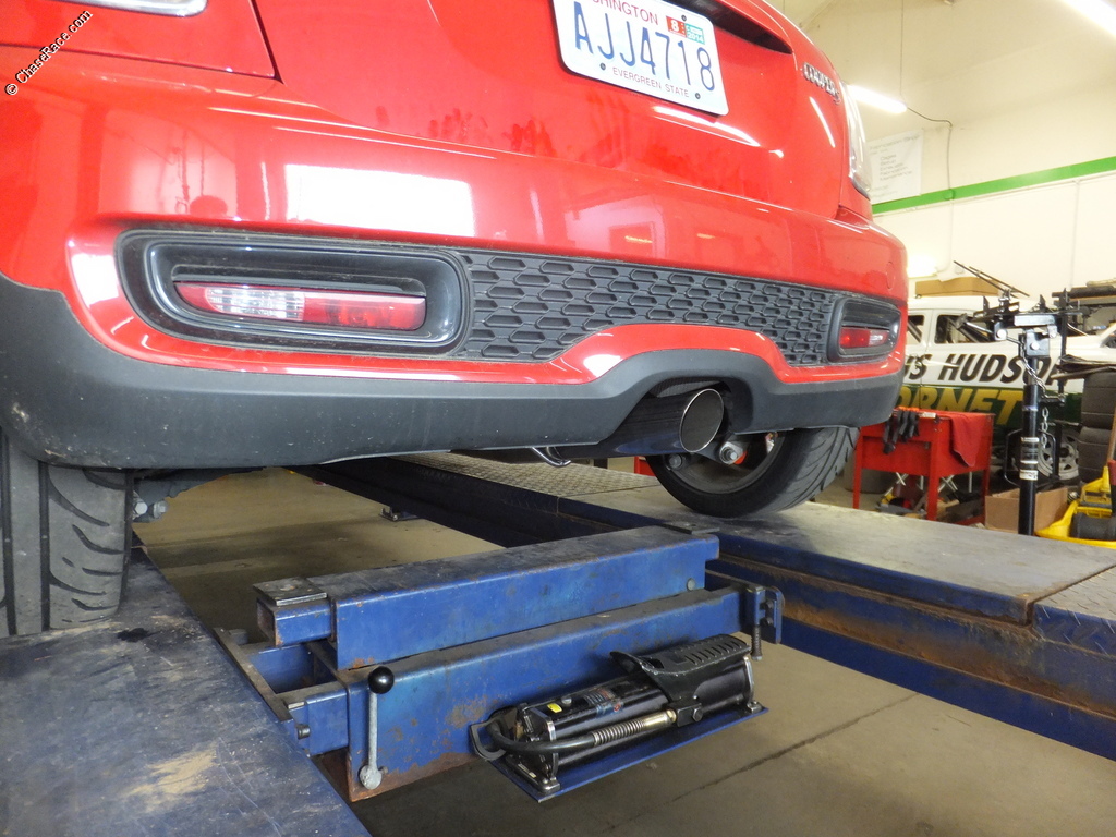 Mini exhaust install